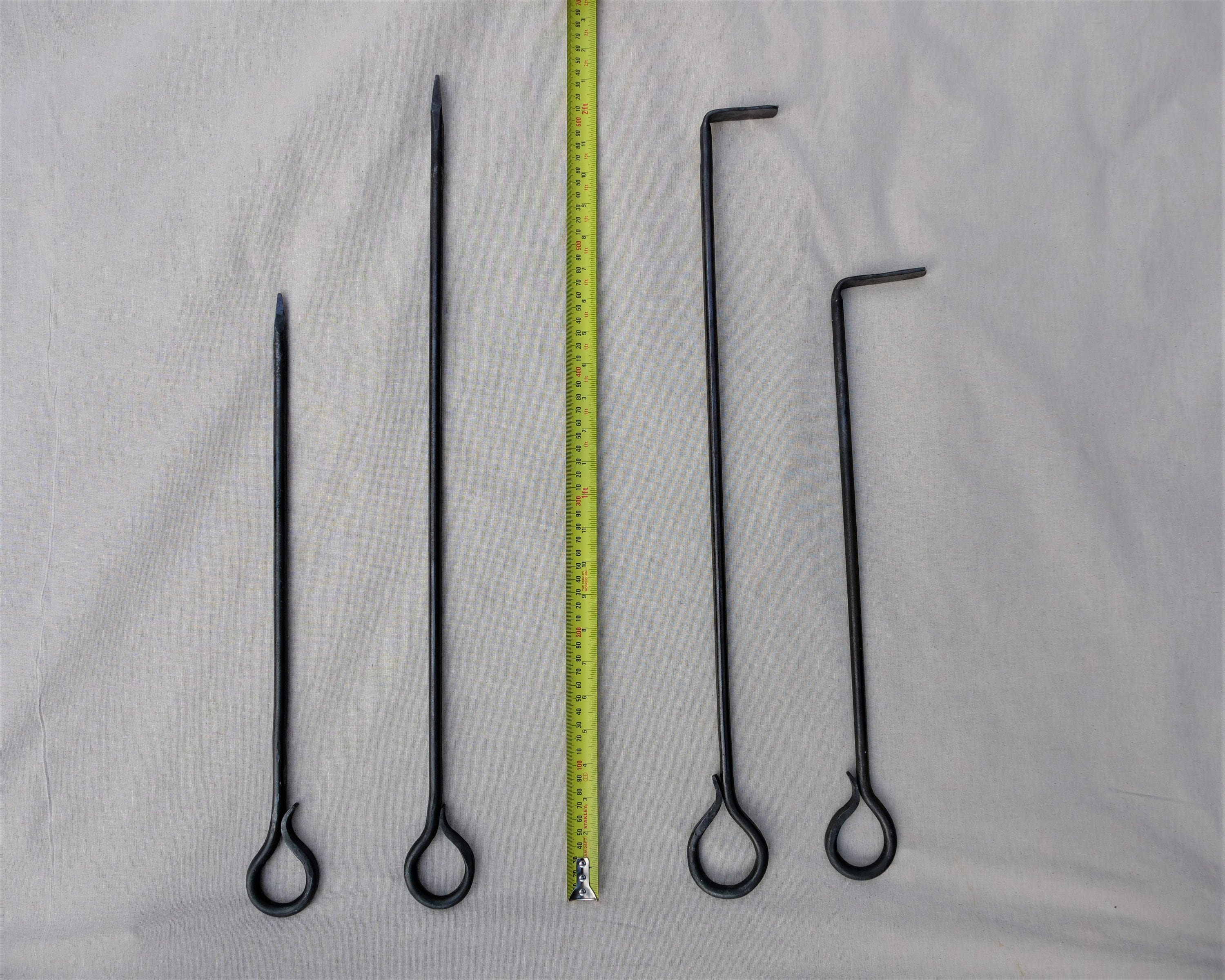 Fire poker blacksmith made hand in Australia Etsy