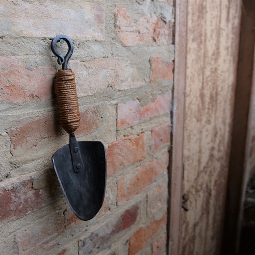 Blacksmith made hand trowel - handmade shovel for the garden