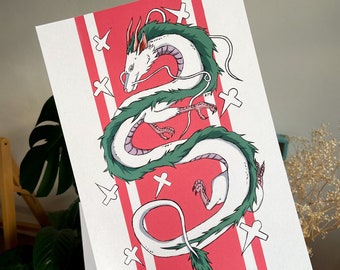 Haku Druck | Kunstdruck | Chihiros Reise ins Zauberland | Studio Ghibli