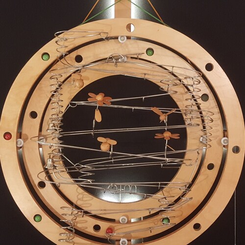 SAMPLE Rolling Ball Sculpture Marble Run Objects in Etsy