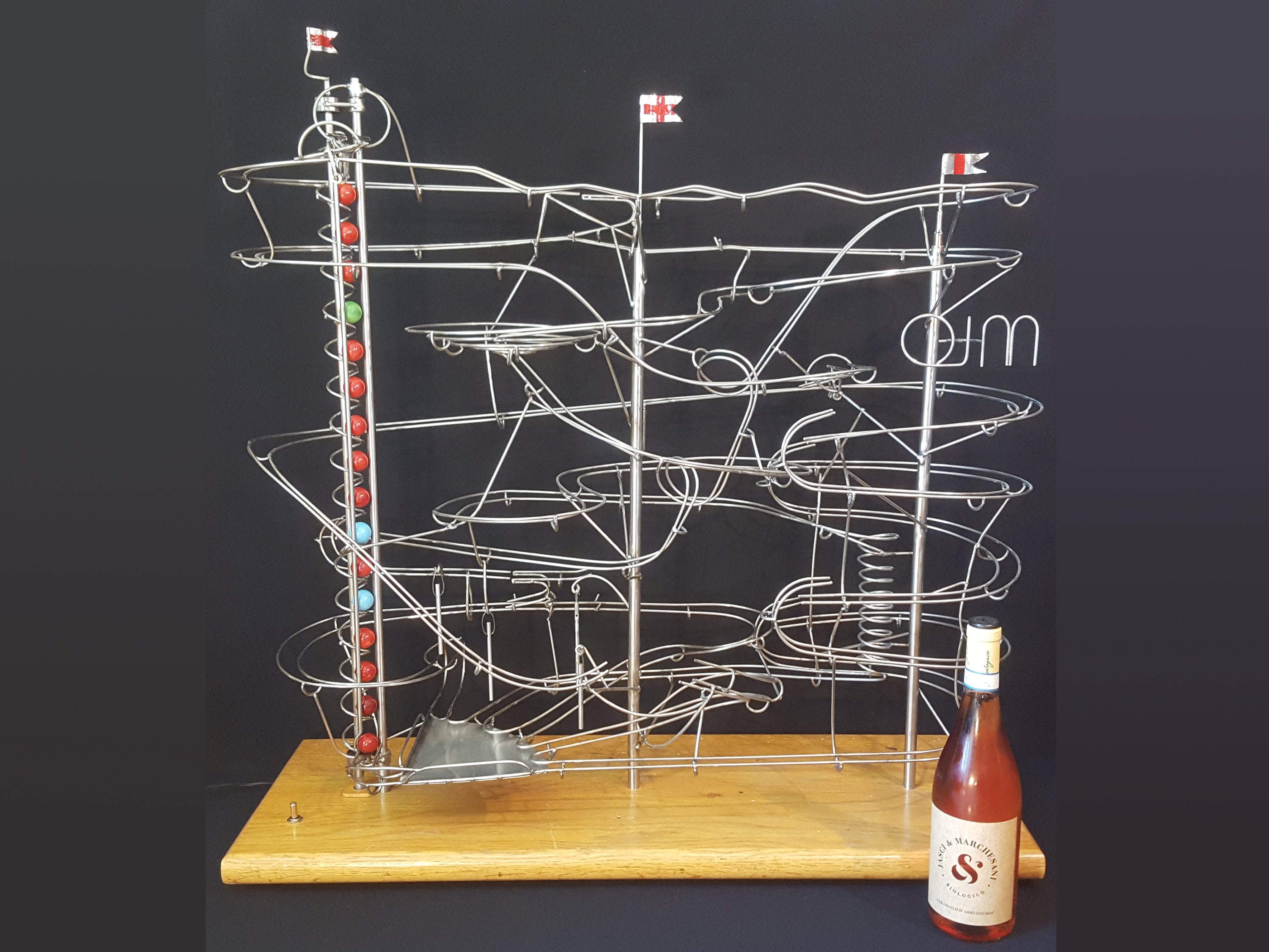 SAMPLE Rolling Ball Sculpture Marble Run Art Etsy