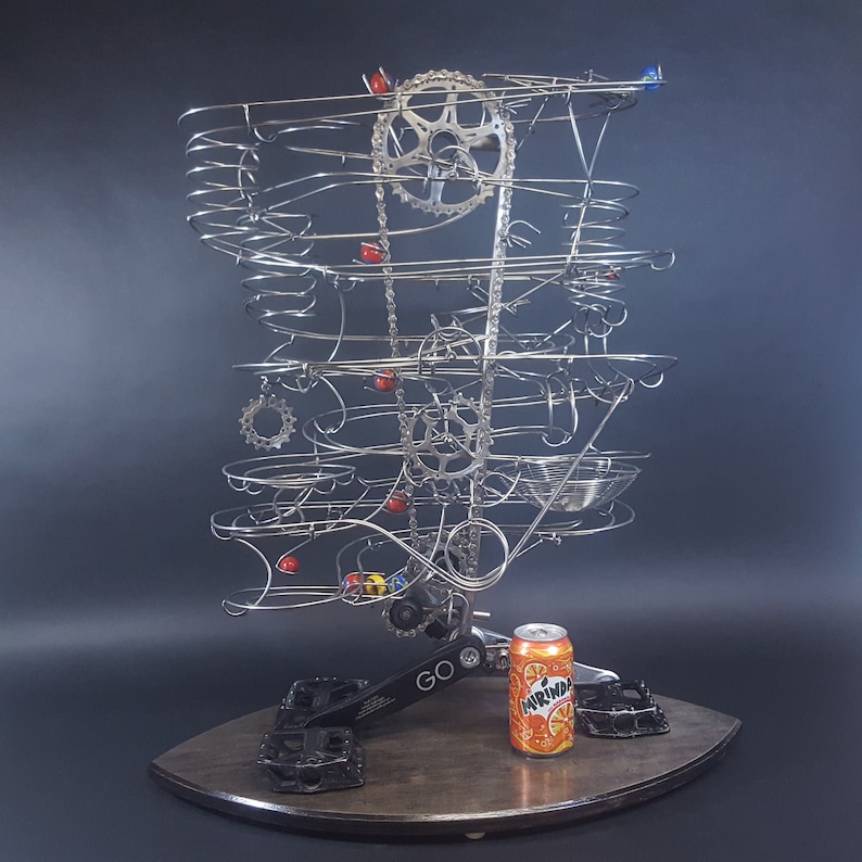 SAMPLE Rolling Ball Sculpture Marble Run Art Etsy