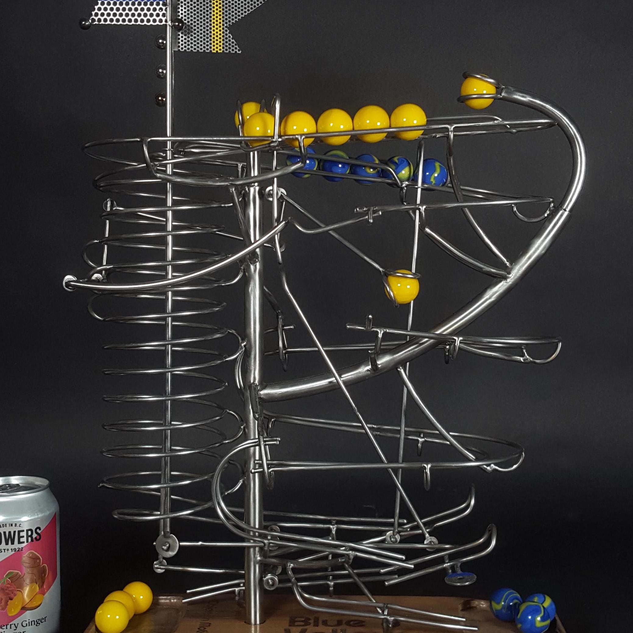 Large Wire Marble Run Metal Marble Run Kits