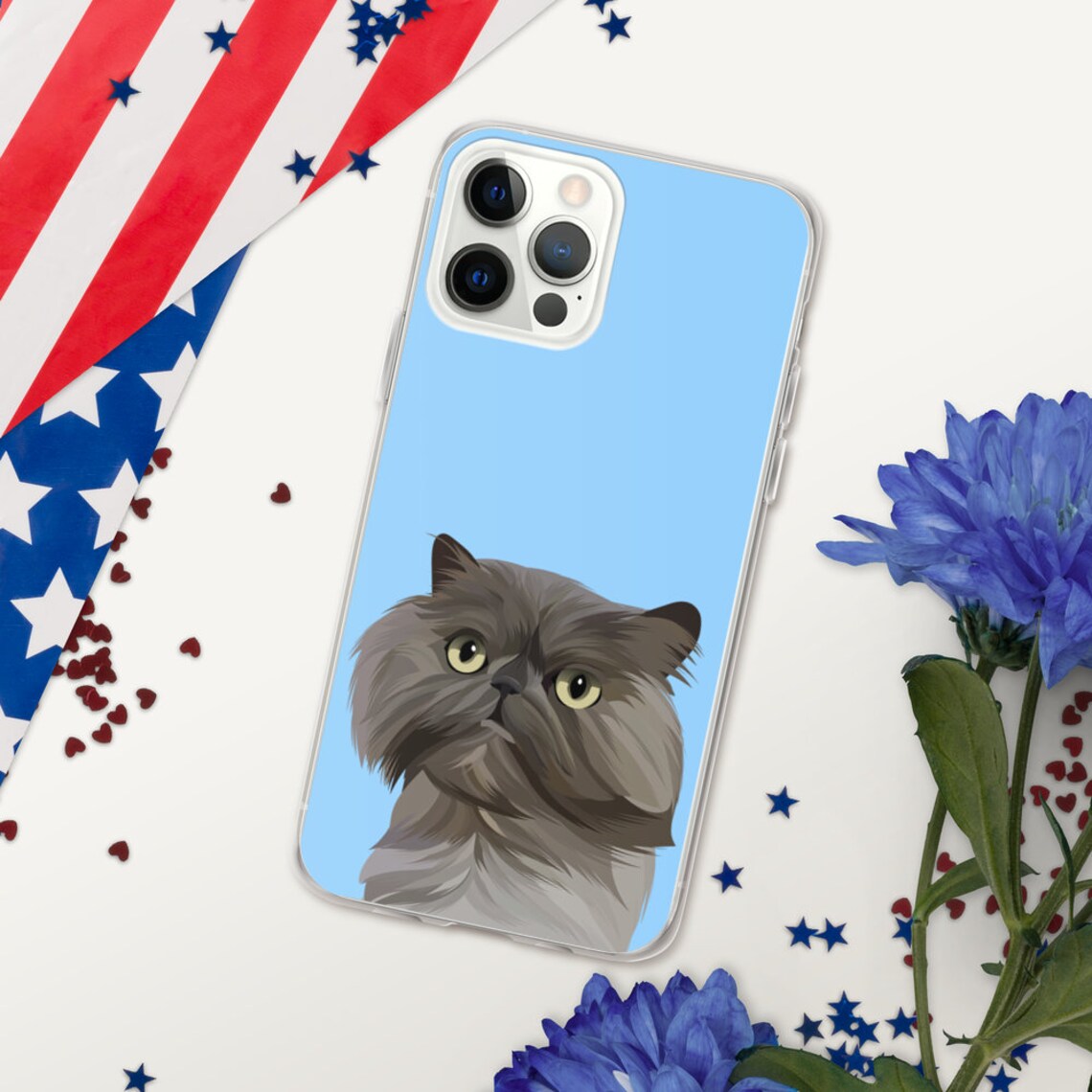 Custom Cat Phone Case Custom Pet Phone Case Personalized Etsy