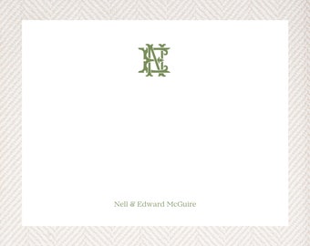 Digital Download Personalized Shuler Monogram Notecard, Everyday Notecard, Family Notecards, Custom Monogram, Birthday Gift, Graduation Gift