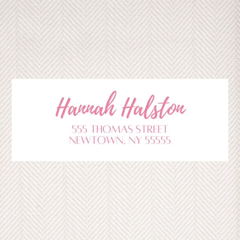 Digital Download Editable &amp; Printable Return Address Stickers, Return Address Labels, Address ...