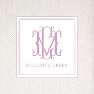Digital Download Gift Tags, Everyday Gift Tags, Classic Monogram, Personalized Gift Tag, Monogram Gift Tags, Monogram, Script, Wine Tag