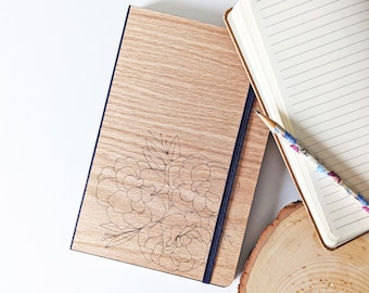 Wood Covered Lined Journal by Ariell Forrest