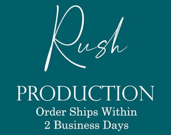 Actualización de pedido: Rush + Producción prioritaria / De uno a cinco artículos