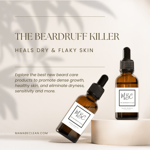 The Beardruff Killer All Natural Beard Oil BEST SELLING Etsy