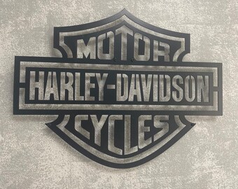 Harley Davidson METALL WAND DEKOR harley Abziehbilder harley Davidson Aufkleber harley Davidson home Dekor harley Davidson Aufkleber home dekor