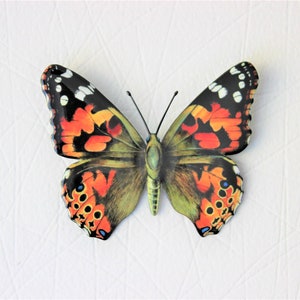 PAPILLON BELLE DAME metalen wanddecoratie voor binnen en buiten