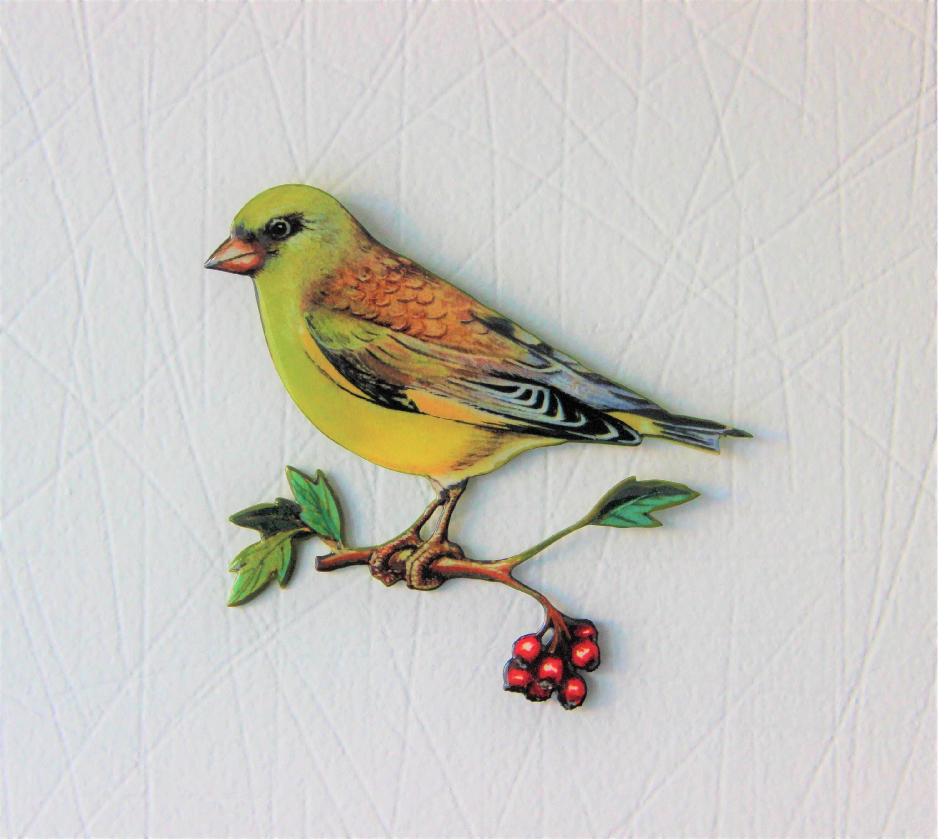 Verdier Décoration Murale en Métal Intérieure ou Extérieure