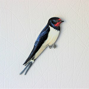 SWALLOW placed indoor or outdoor metal wall decoration