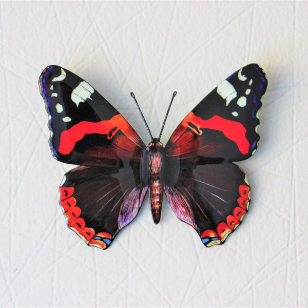 PAPILLON VULCAIN décoration murale en métal intérieure ou extérieure