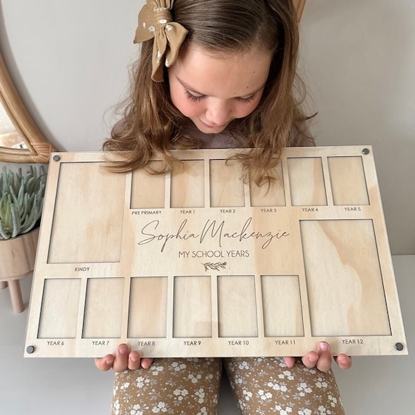 My School Years Photo Frame (can be customised)