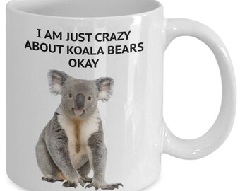 Tasse émail Koala Fou Rétro - Design Humoristique Australie - Neuf