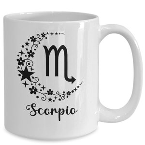 Scorpio coffee mug gifts, scorpio gift mug, scorpio gift, astrology gift, friend gift, co worker gift , birthday gift, christmas gift