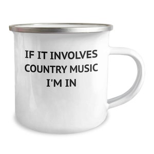 Country-Musikgeschenke, Camperbecher, Country-Musikliebhaber-Camperbecher