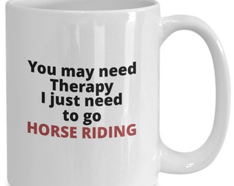 Horse Riding Mug | Funny Horse Lover Gift