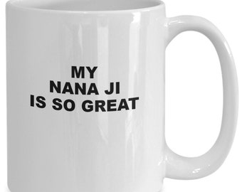Tazza da caffè Nana Ji, regalo per nonno punjabi