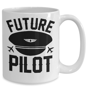 Student pilot gifts, new pilot gift, aviation gifts, future pilot coffee mug, future pilot present