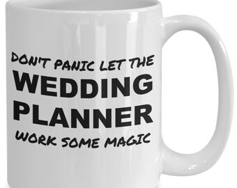 Taza para organizador de bodas: un regalo divertido para ella/él