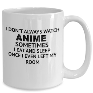 Anime Mug, Geschenk für Anime-Liebhaber, lustige Anime-Kaffeetasse, Manga-Geschenk, Animations-Neuheitstasse