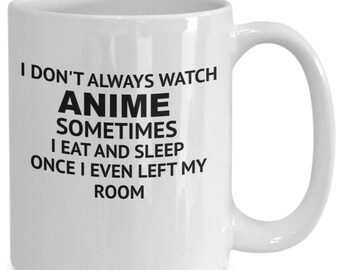 Funny Anime Coffee Mug, Novelty Manga Cup