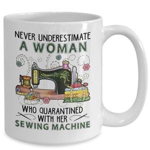 Sewing Guft ,  gift for quilters ,machinist mug, sewing gift, sewing machinist gift,