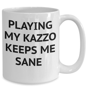 Kazoo coffee mug, funny coffee mug, gift for kazoo players, kazzo musicians gift