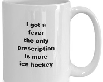 Tazza divertente da hockey su ghiaccio, regalo per giocatore di hockey
