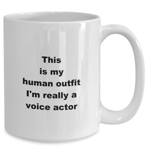 Voice actor gift, funny mug for voice actor, birthday gift , christmas gift ay gif