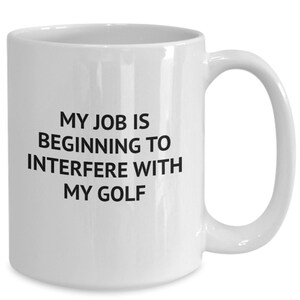 Golf player gift, funny coffee mug , gift for golf players , for him, for her