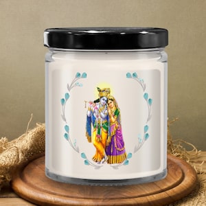 Radha krishna candle, christmas gift, gift candle, hindu religion gifts