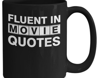 Tazza con citazioni di film, regalo per amanti dei film
