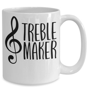 Cadeau voor muzikant, grappige muzikant koffiemok, hogetonenmaker