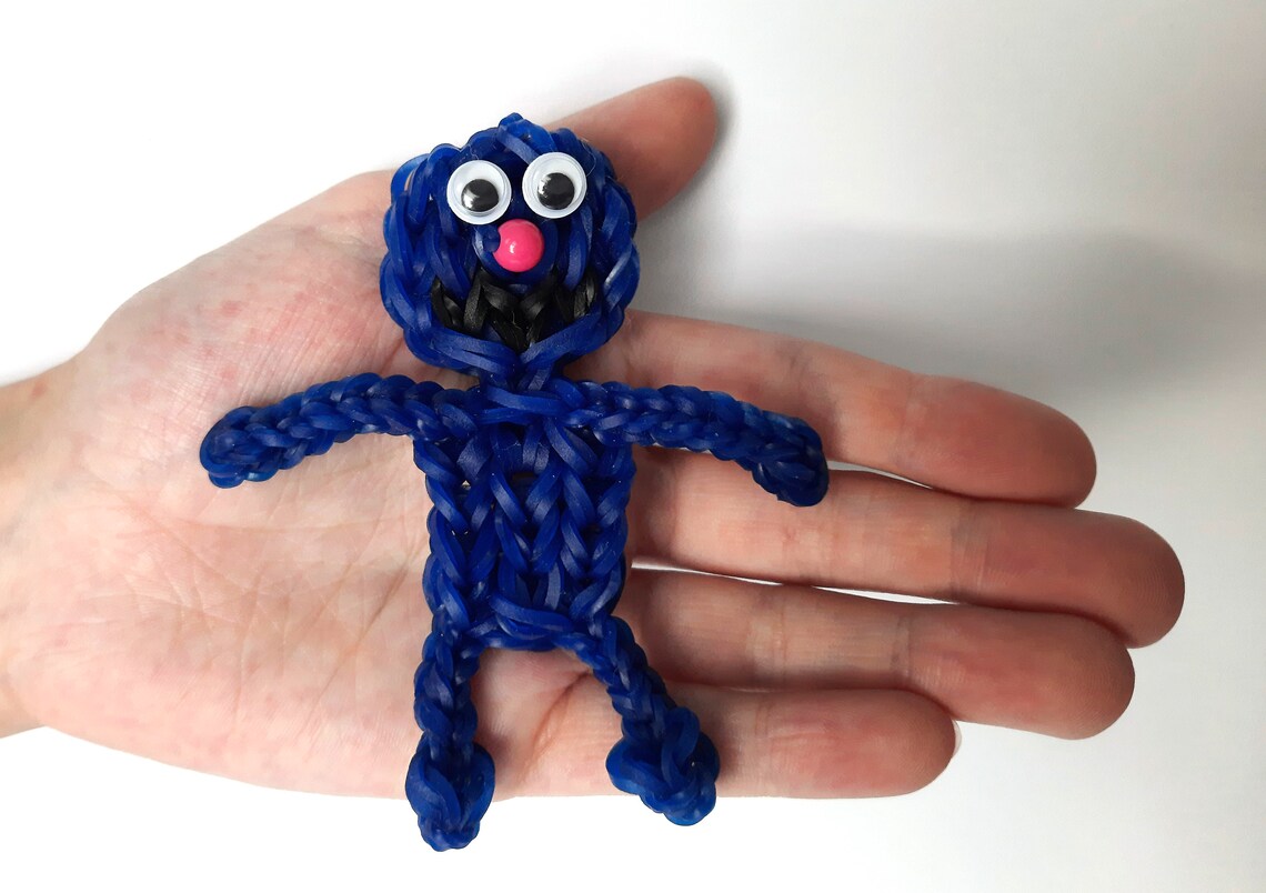 Living Puppets Plüschfigur Grobi Aus Der Sesamstraße - 35 Cm Groß, Kuschelweich