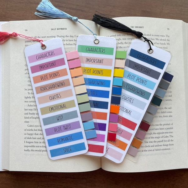 Annotating Bookmark Kit, Book Annotating Kit Reading Supplies, Popular Gifts for Her, Reading Accessories for Books,