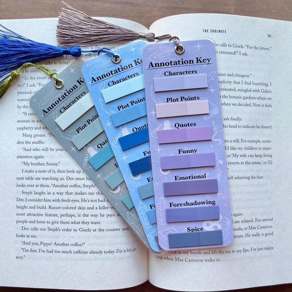 Witchy Annotating Bookmark Kit, Book Annotating Supplies, Popular Gifts for Fantasy  Readers, Cool Trending Book Supplies and Accessories,