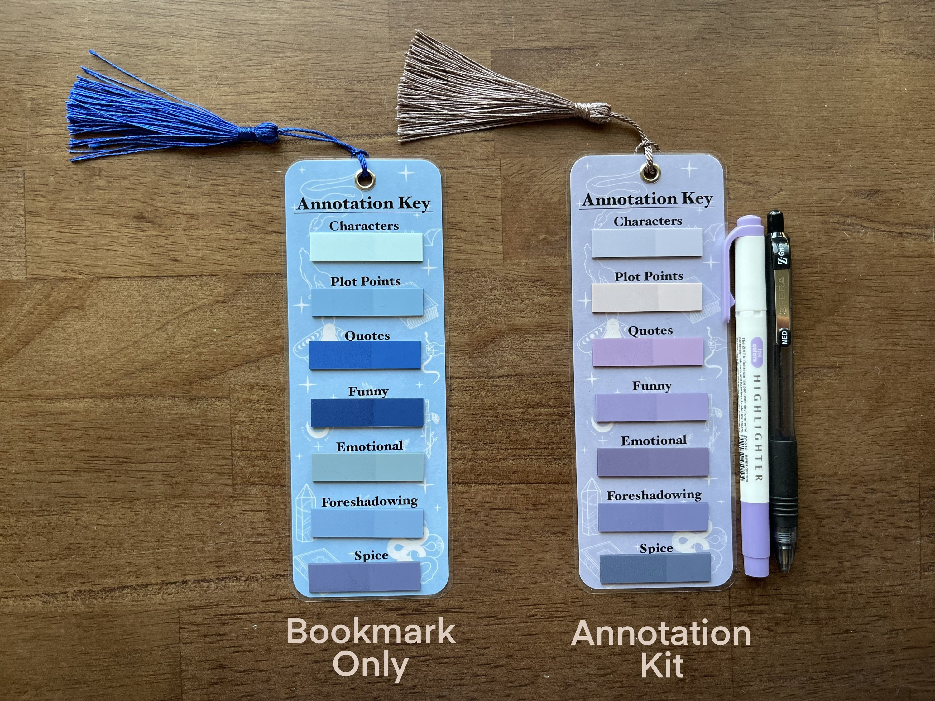 Annotating Kit Large Book Kit Booktok Book Marks Annotation Kit Annotation  Tabs 