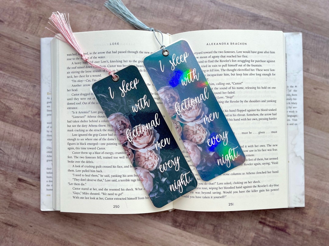 I Sleep With Fictional Men Every Night, Smut Spicy Romance Bookmark ...