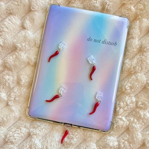 Spicy Smut Chili Pepper Kindle Charm |  Durable Phone Charms | USB Type C Dust Plug Protection | Cute Kindle Accessories | Gifts for Readers