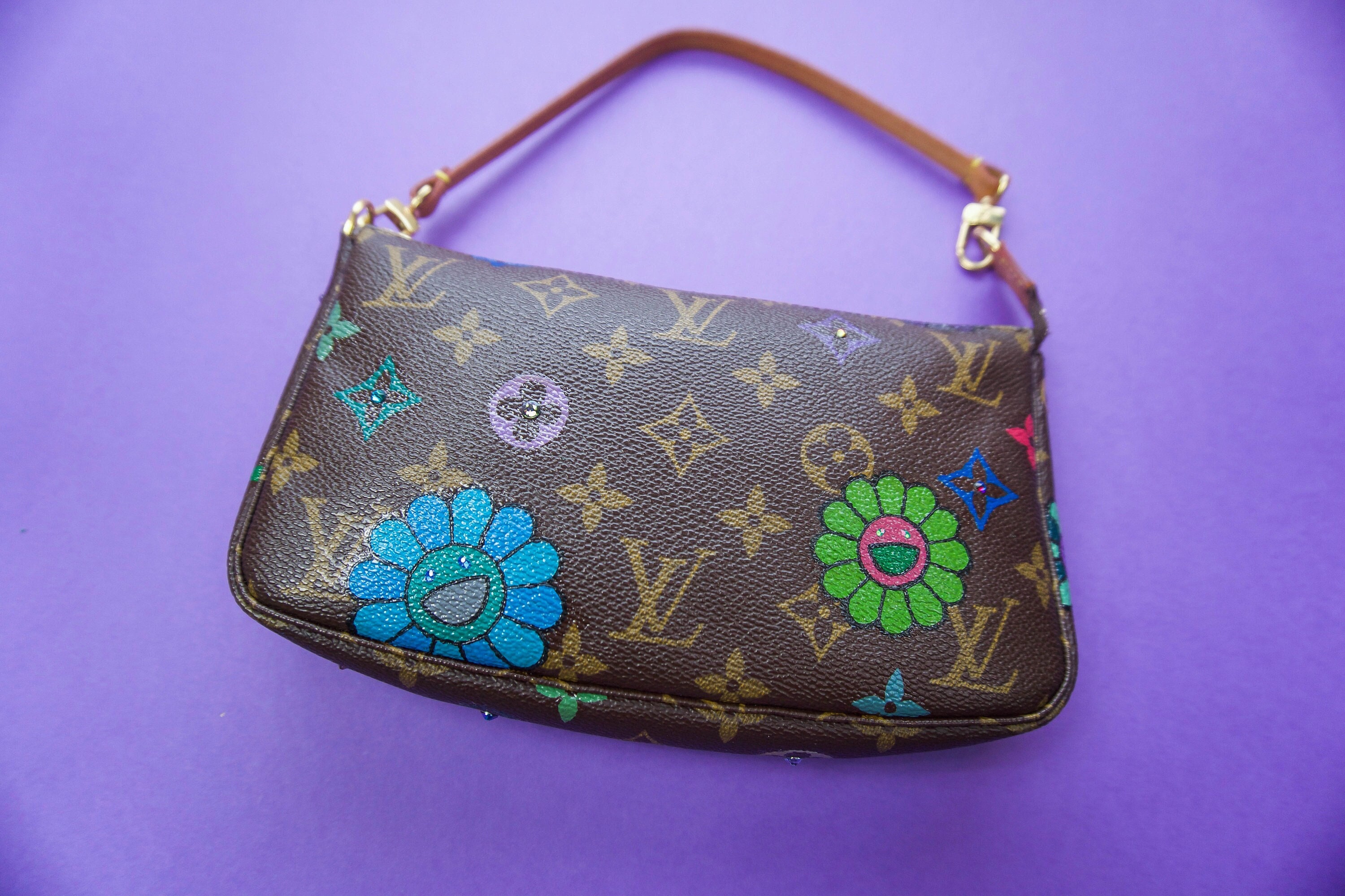 Louis Vuitton Vintage Flower Bag - 3 For Sale on 1stDibs  louis vuitton  bag with flowers, louis vuitton flower purse, lv flower purse