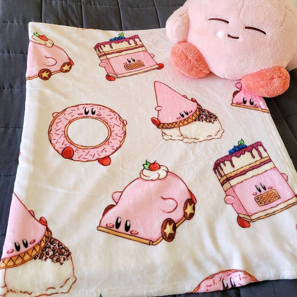 Kirby Mouthful-Mode Desserts Blanket