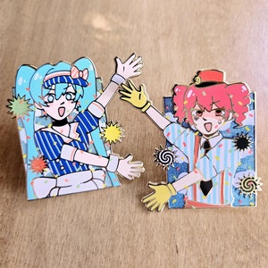 Mesmerizer - Miku and Teto Enamel Pin