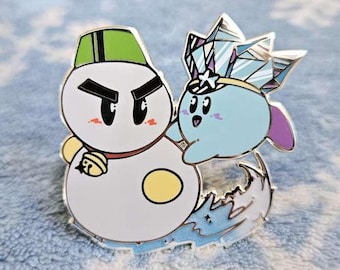 Frostiger Freund Emaille Pin