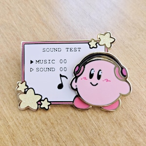 Sound Test! Moving Bobble Enamel Pin