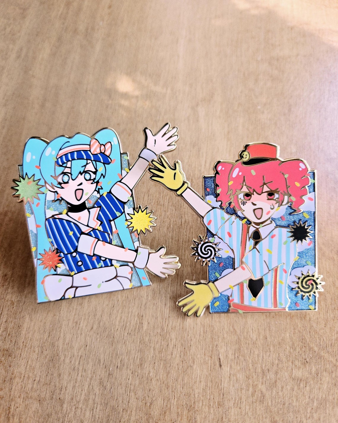 Mesmerizer - Miku and Teto Enamel Pin - Etsy Canada