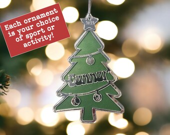 Sport Ornament Aktivität Ornament Multiple Sport Ornament Personalisierte Sport Ornament Individuelle Sport Ornament Personalisierte Hobby Ornament